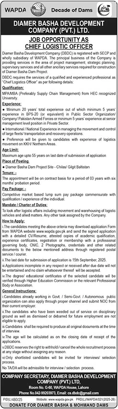 Jobs in WAPDA Lahore